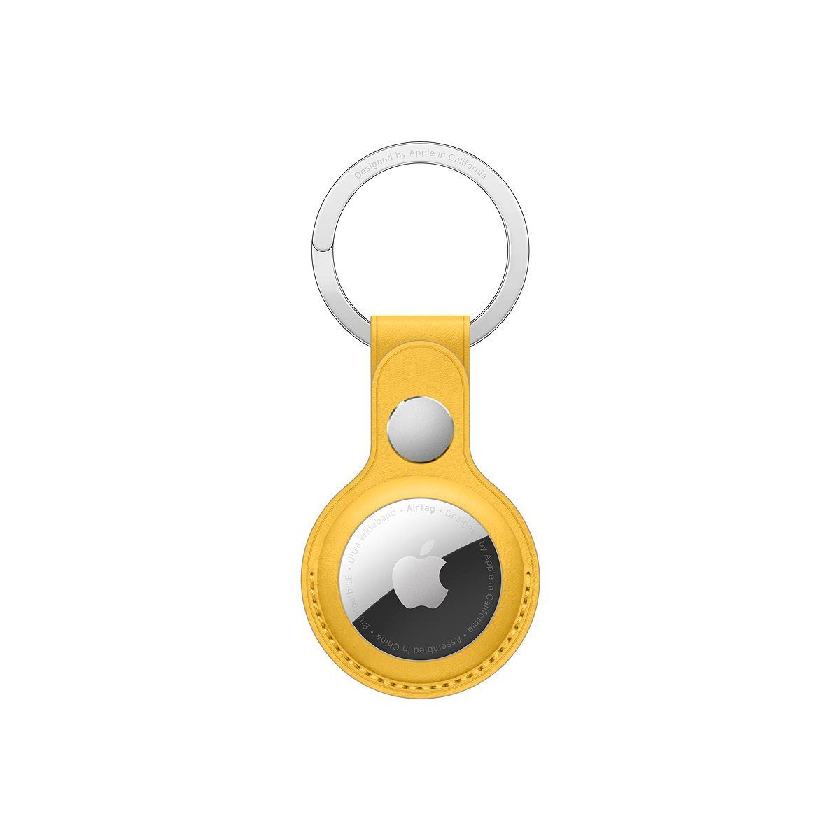 AirTag Leather Key Ring - Meyer Lemon / SK