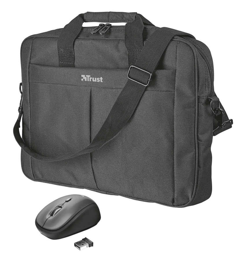 set TRUST Primo 16" Bag with wireless mouse