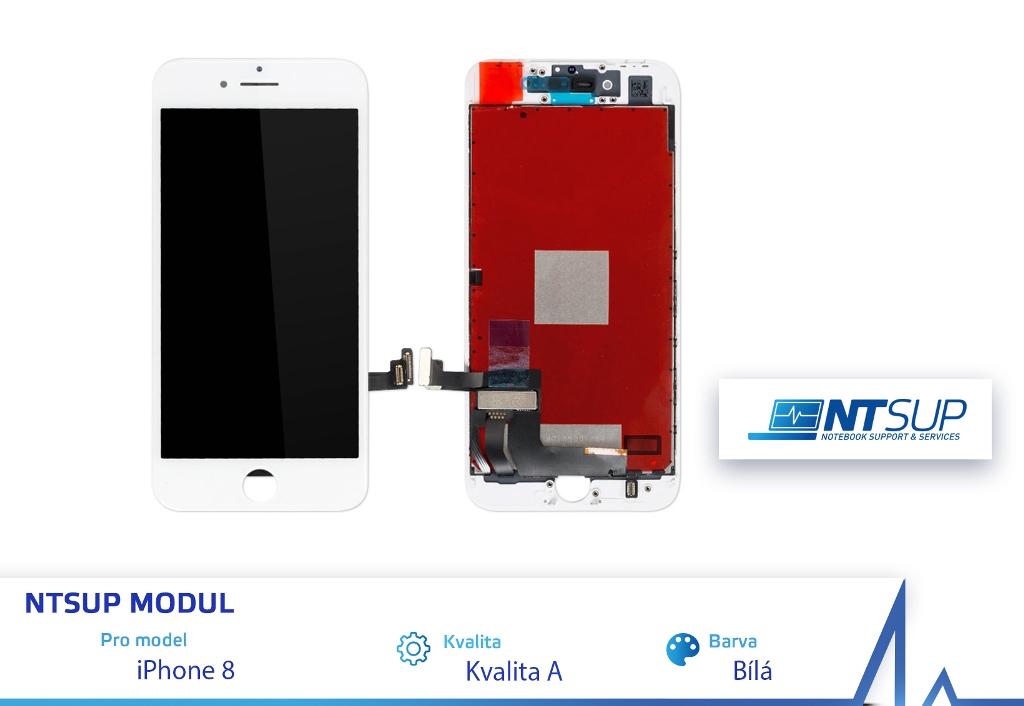 NTSUP LCD modul iPhone 8/SE (2020) bílý kvalita A