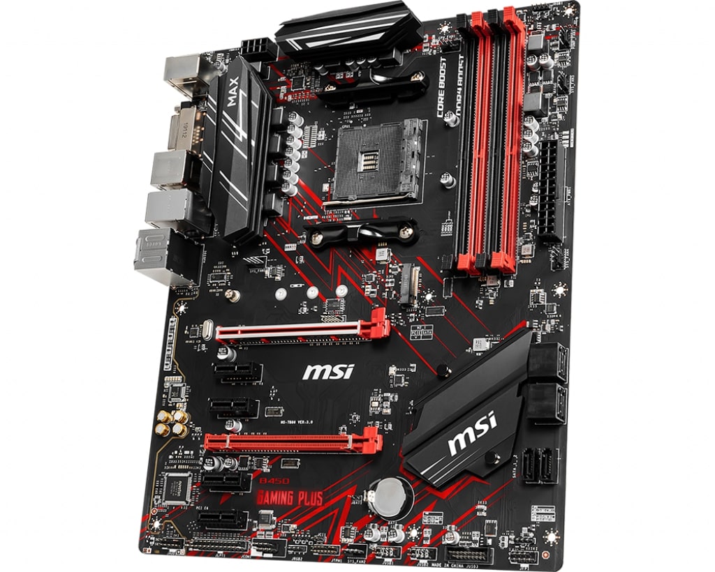 MSI MB Sc AM4 B450 GAMING PLUS MAX, AMD B450, VGA, 4xDDR4