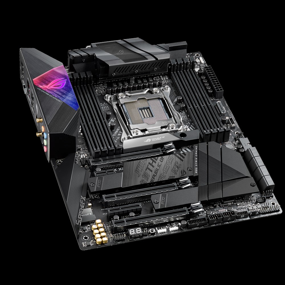 ASUS MB Sc 2066 ROG STRIX X299-E GAMING II, Intel X299, 8xDDR4, Wi-Fi