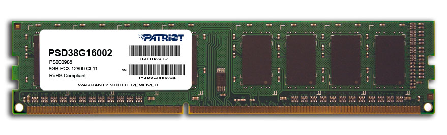 Patriot/DDR3/8GB/1600MHz/CL11/1x8GB