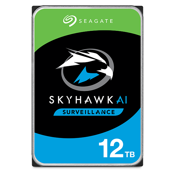 SEAGATE HDD 12TB SKYHAWK AI, 3.5", SATAIII, 7200 RPM, Cache 256MB, s R/V Senzorem