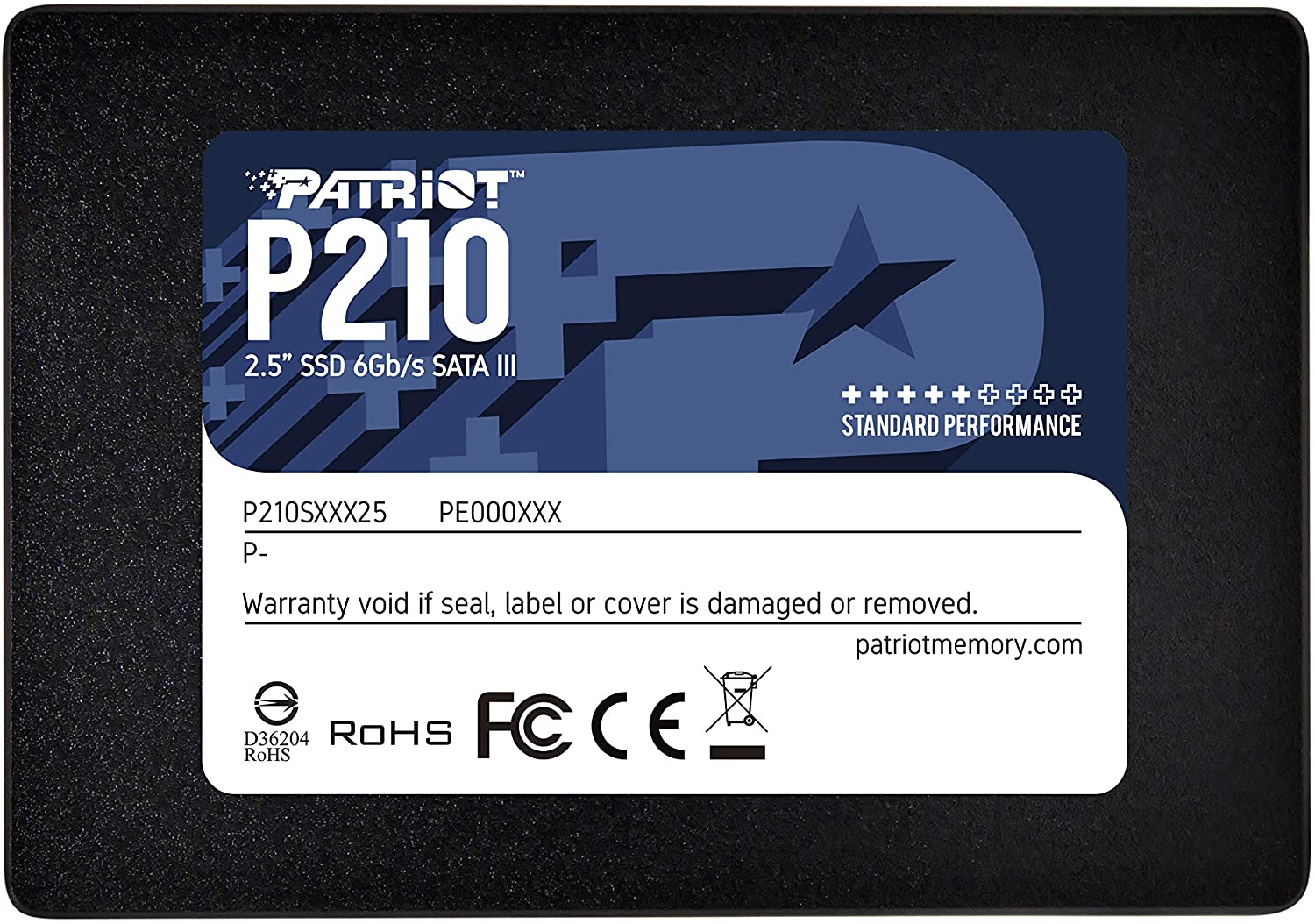 PATRIOT P210/2TB/SSD/2.5"/SATA/3R