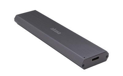 AKASA externí box pro M.2 PCIe NVMe SSD, USB 3.1 Gen 2 Superspeed+ (Supports 2242, 2260 &amp; 2280), 10Gb/s, hliníkový