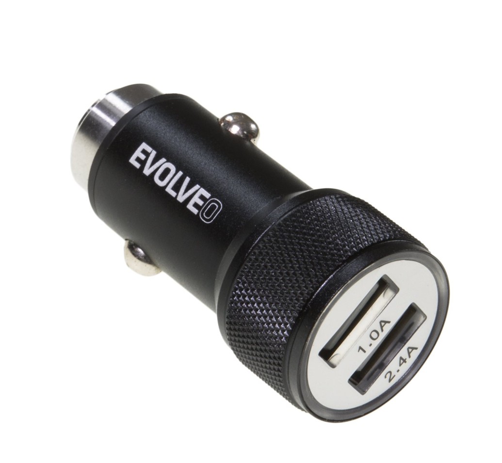 EVOLVEO MX240, Dual USB nabíječka do auta
