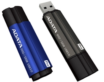 ADATA S102 Pro/64GB/100MBps/USB 3.0/Šedá