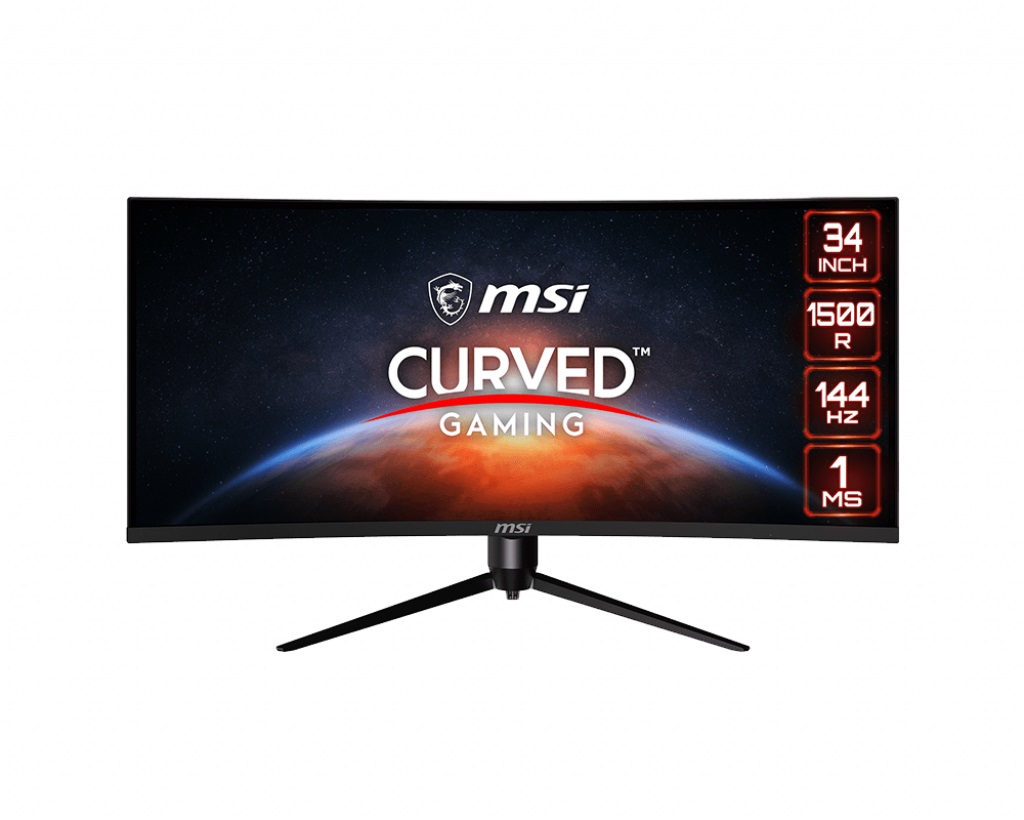 MSI Optix/MAG342CQR/34"/VA/3440x1440/144Hz/1ms/Black/2R