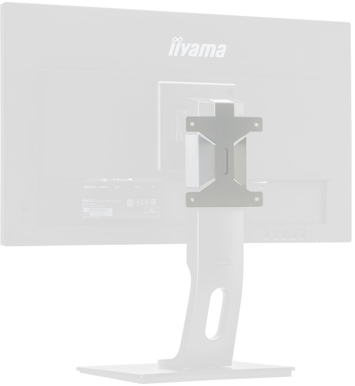 iiyama - VESA držák na LCD s pivotem (XB2474HS &amp; XUB2595WSU) černý