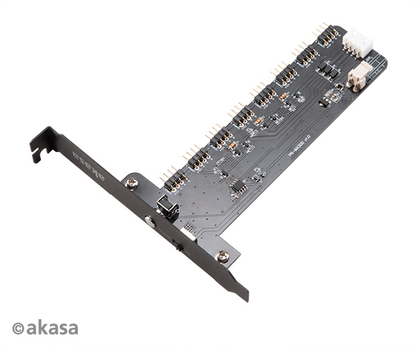 AKASA řadič Vegas RGB XL, 8 kanálů, PCIe slot