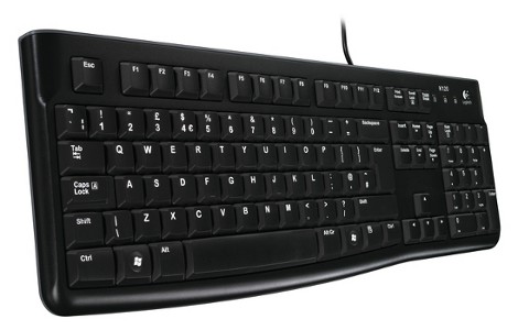 PROMO Klávesnice Logitech Keyboard K120, USB, CZ/SK
