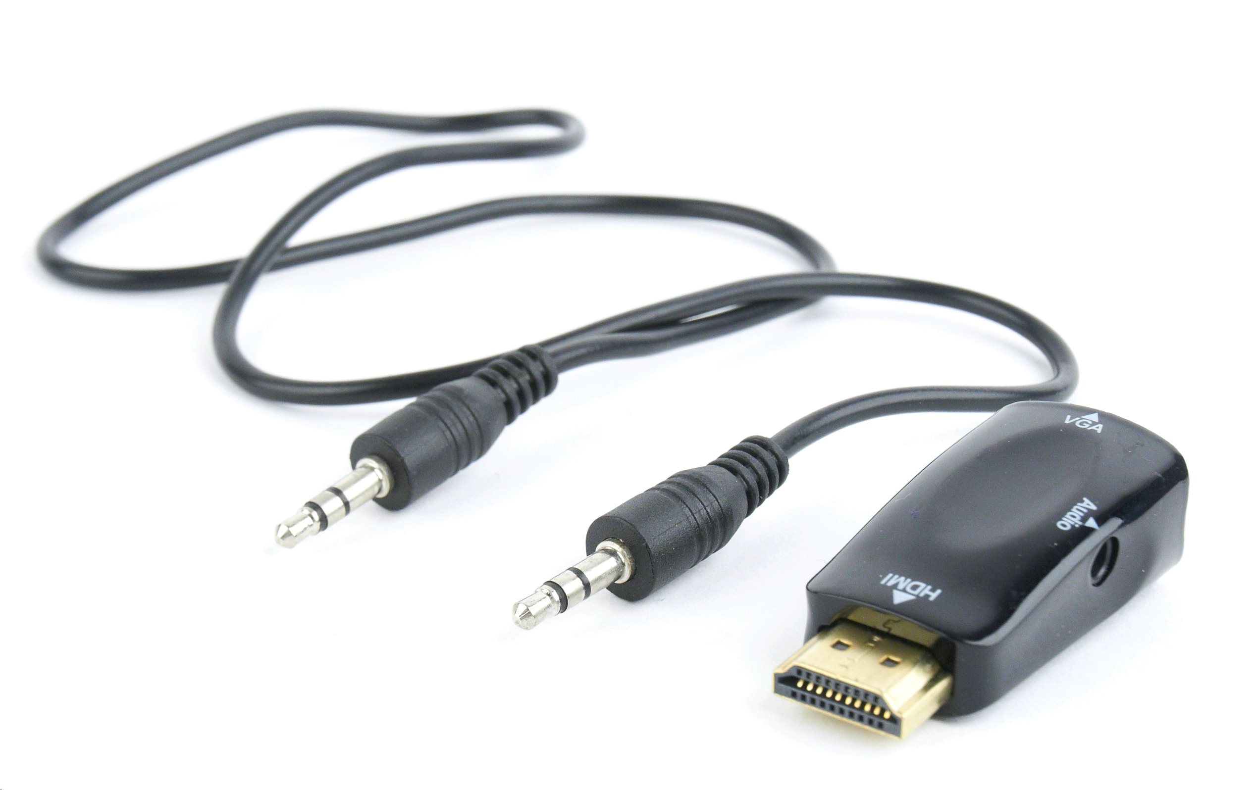 Adaptér C-TECH HDMI na VGA + Audio, M/F