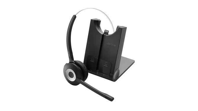 Jabra PRO 935/Mono/Drát/BT/Bezdrát/Stand/Černá