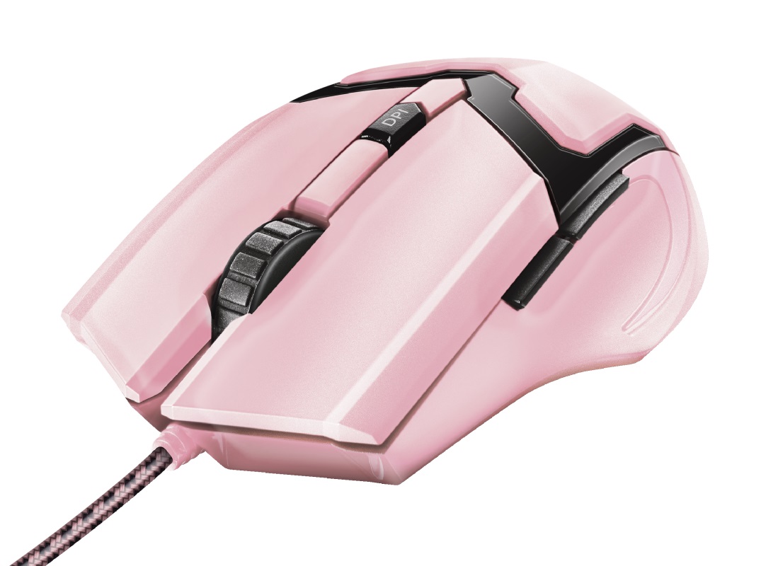 myš TRUST GXT 101P Gav Optical Gaming Mouse - pink
