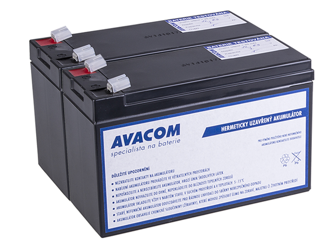 Bateriový kit AVACOM AVA-RBC22-KIT náhrada pro renovaci RBC22 (2ks baterií)