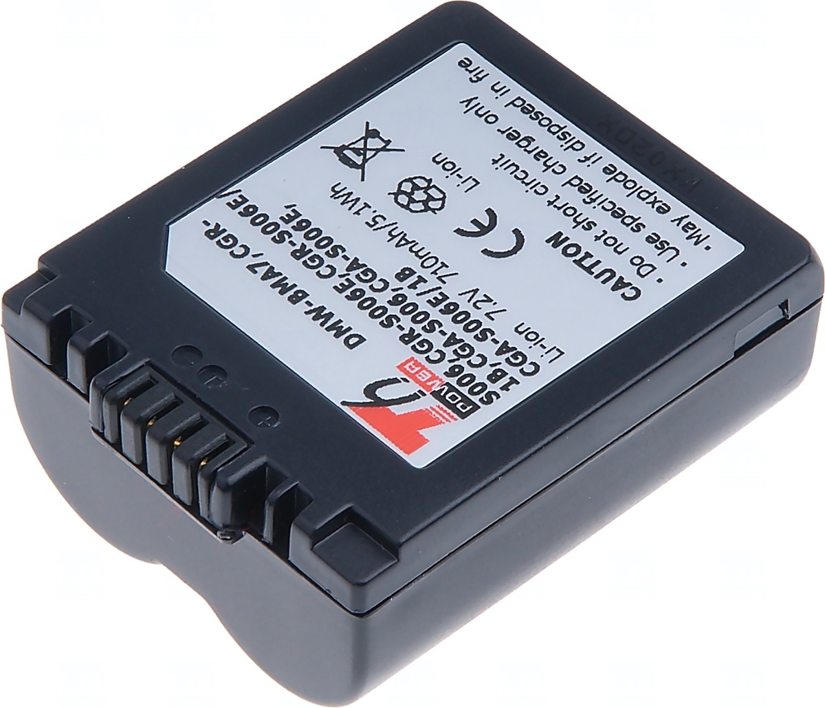 Baterie T6 Power Panasonic DMW-BMA7, CGR-S006, CGR-S006E, CGA-S006, BP-DC5-E, 710mAh, 5,1Wh