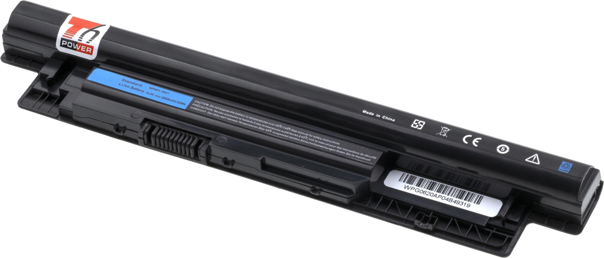 Baterie T6 Power Dell Latitude 3440, 3540, Inspiron 14, 15, 17, Vostro 2421, 2600mAh, 38Wh, 4cell