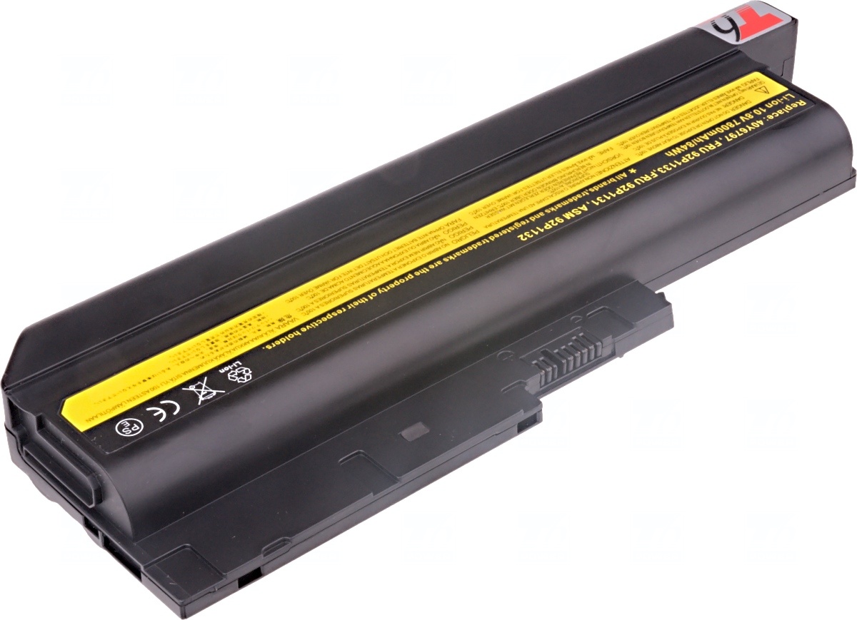 Baterie T6 Power IBM ThinkPad T500, T60, T61, R500, R60, R61, Z60m, Z61m, 7800mAh, 84Wh, 9cell