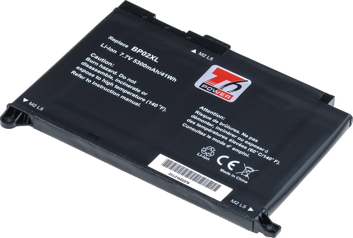 Baterie T6 Power HP Pavilion 15-au000, 15-au100, 15-aw000, 15-aw100, 5300mAh, 41Wh, 2cell, Li-pol