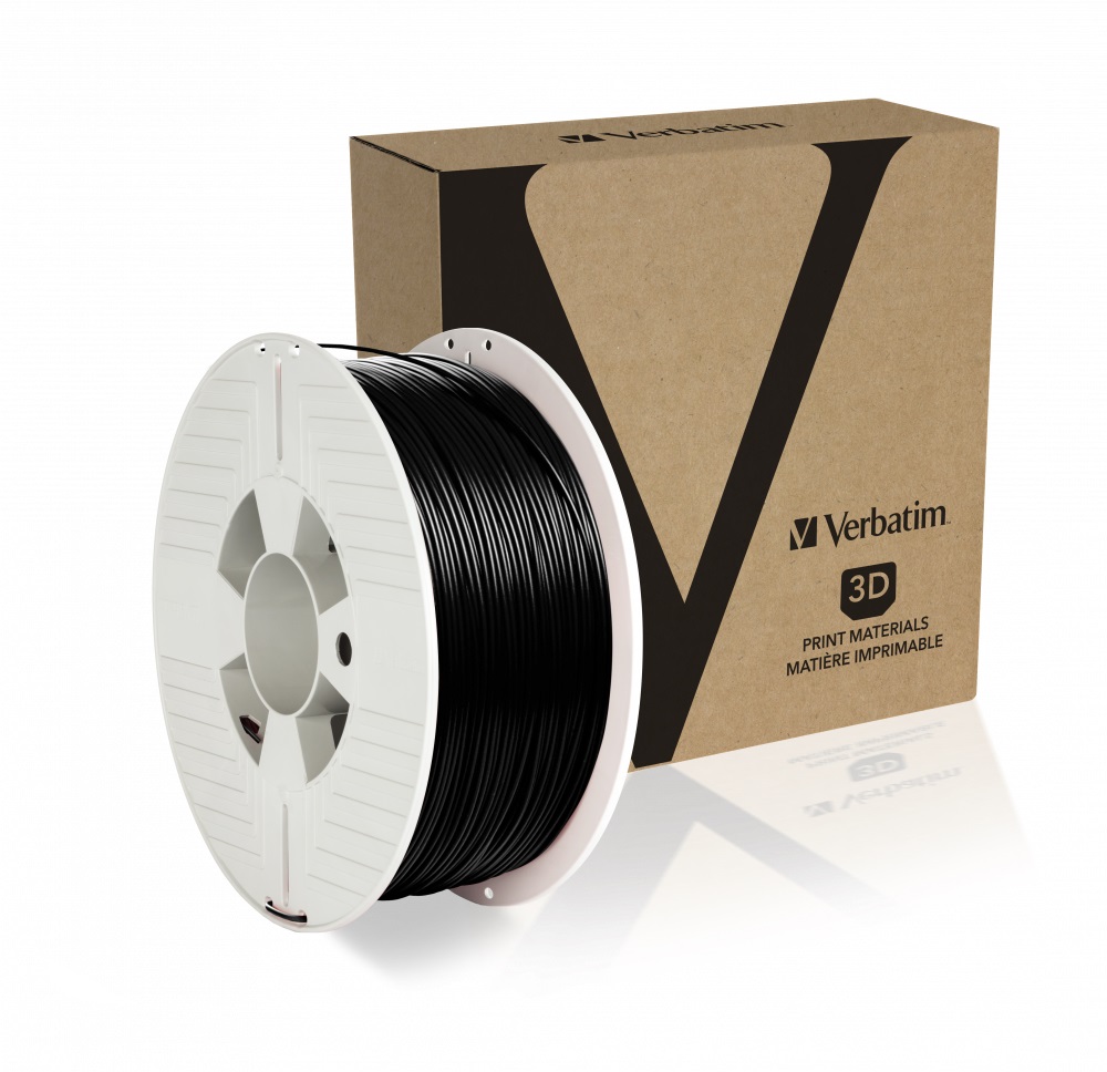 VERBATIM 3D Printer Filament PET-G 1.75mm, 327m, 1kg black