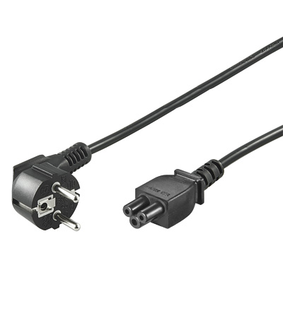 PremiumCord Kabel síťový 230V k notebooku 1m, trojlístek "Mickey Mouse"