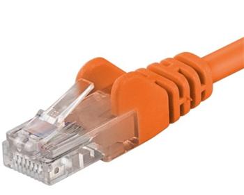 PREMIUMCORD Patch kabel UTP RJ45-RJ45 CAT5e 1.5m oranžová