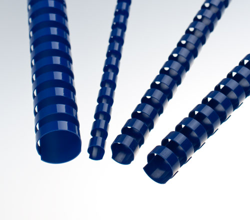 Plastové hřbety 12,5 mm, modré