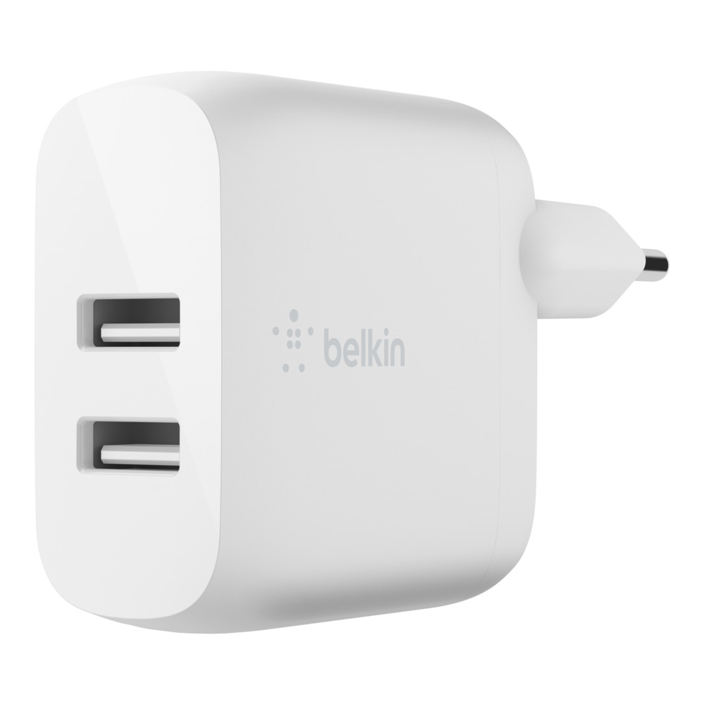 BELKIN Dual USB-A nabíječka, 12W X2