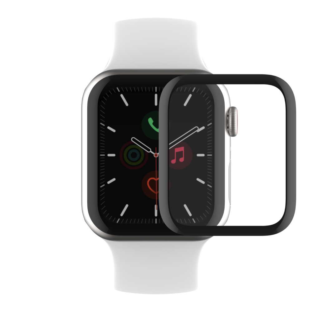 Belkin ochranné sklo pro Apple Watch Série 4/5/6/SE - zahnuté (44 mm) - voděodolné