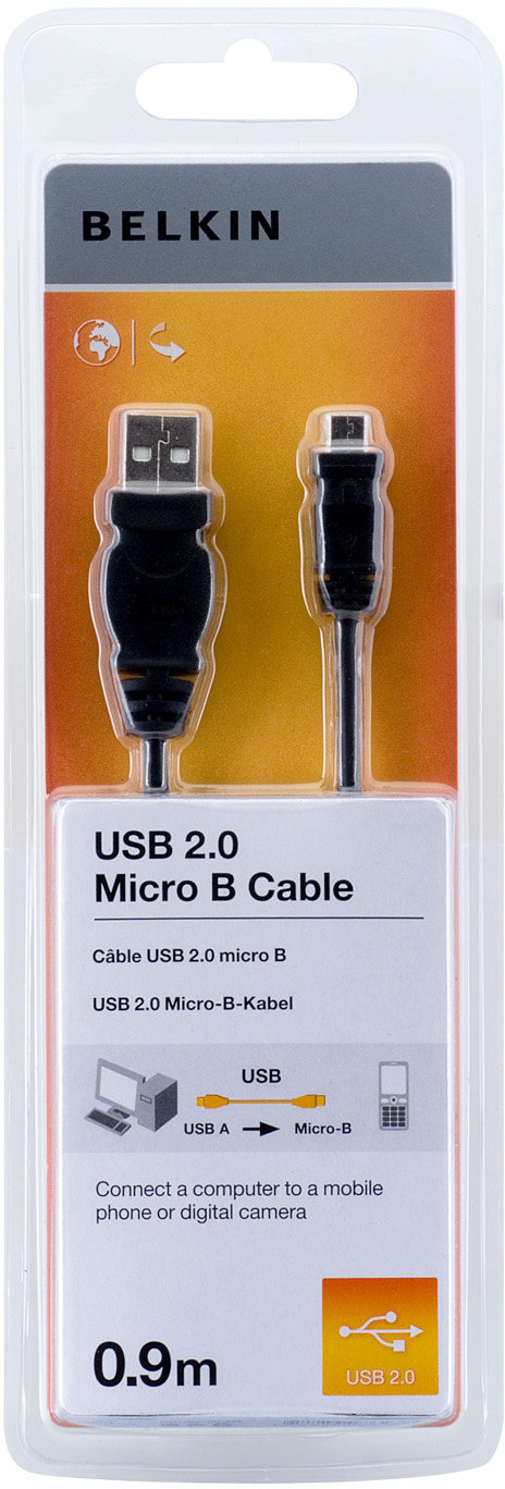 BELKIN USB 2.0 A - Micro B Cable 0.9m