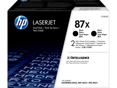 HP 87X černý toner velký - 2 pack, CF287XD