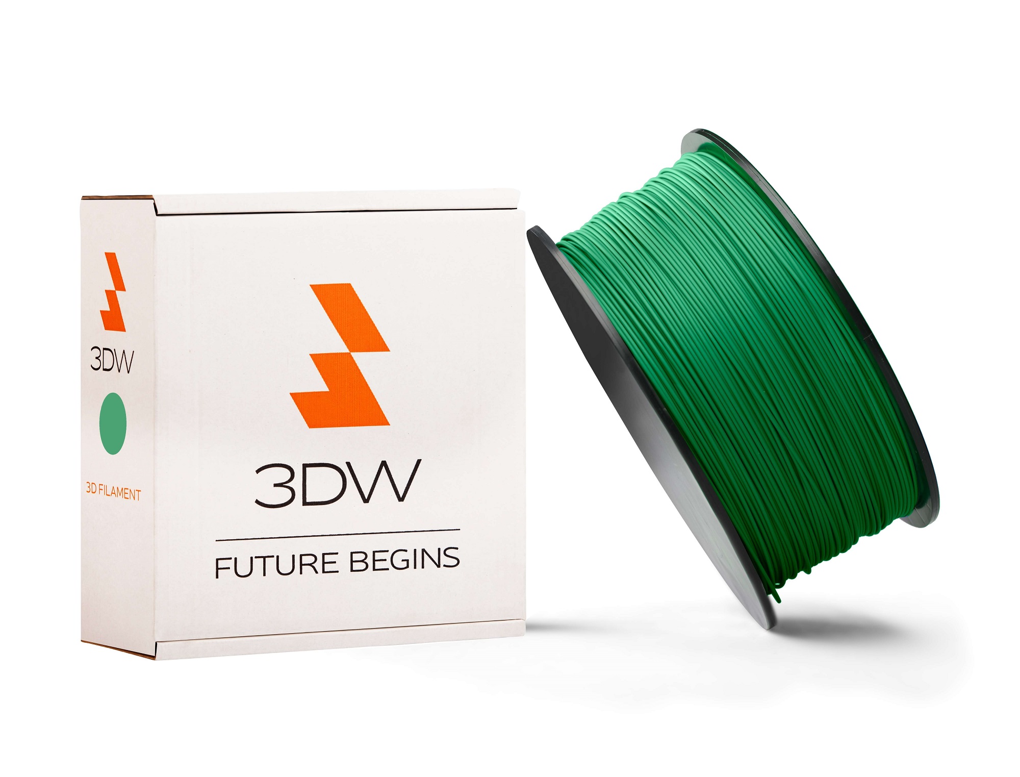 3DW - ABS filament 1,75mm zelená, 0,5 kg,tisk 220-250°C