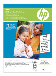 HP Q2510A Everyday Photo Paper, Glossy, A4, 100 listů, 200 g/m2