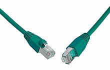 SOLARIX patch kabel CAT5E SFTP PVC 20m zelený snag-proof