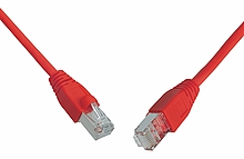 SOLARIX patch kabel CAT5E SFTP PVC 0,5m červený