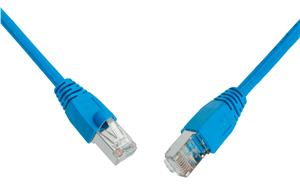 SOLARIX patch kabel CAT6 SFTP PVC 5m modrý snag-proof