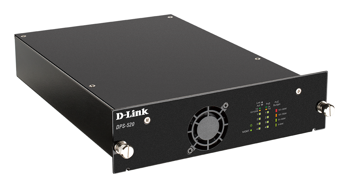 D-Link DPS-520 Redundant Power Supply for DGS-1520-28 and DGS-1520-52