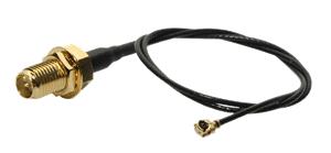 Pigtail U.FL - RSMA/F, kabel 1,13mm, 20cm