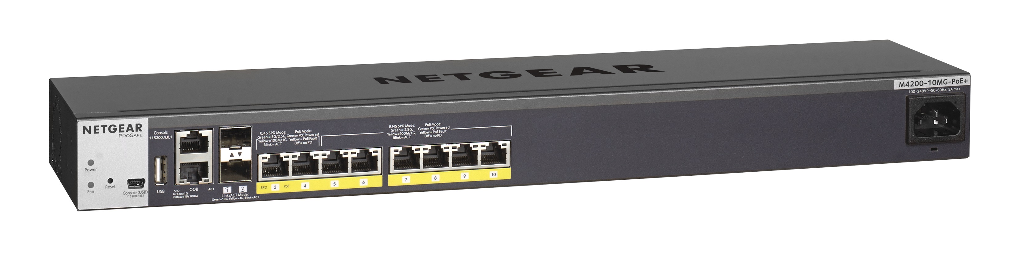 NETGEAR M4200-10MG-POE+ MANAGED SWITCH