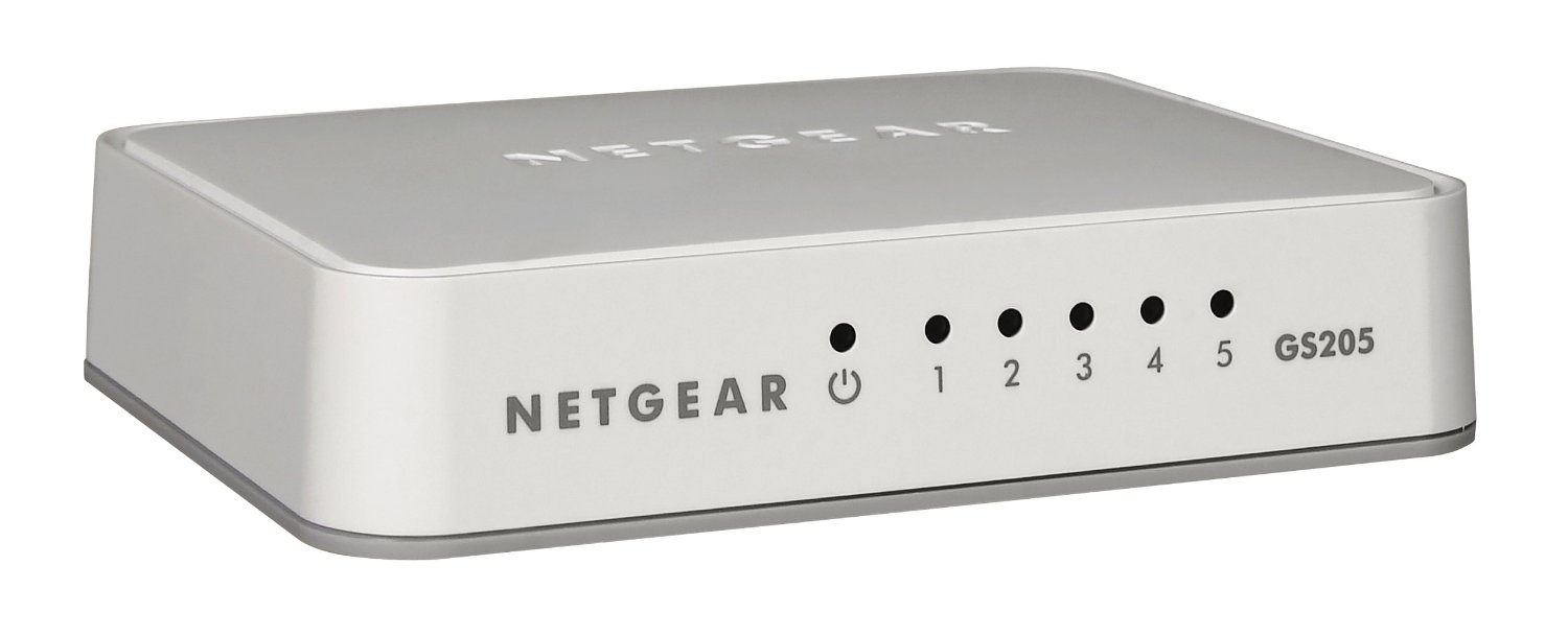 NETGEAR 5-Port Gigabit Ethernet Switch, GS205