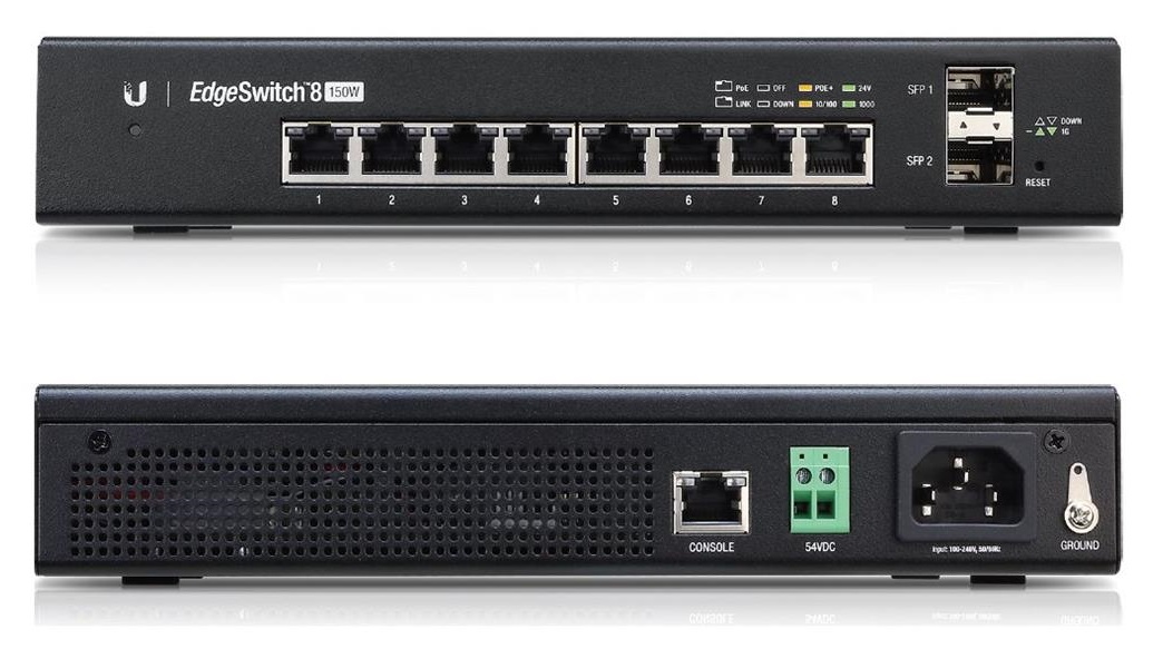 Ubiquiti EdgeSwitch, 8-Port, 150W