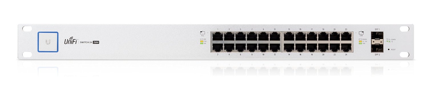 UBNT UniFi Switch US-24 [24xGigabit, ! bez PoE !, 2xSFP slot, non-blocking 26Gbps]