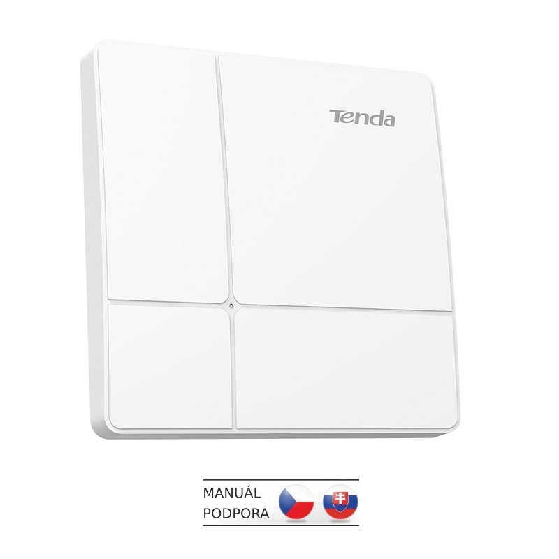 Tenda i24 WiFi-AC AP / Client+AP 1200Mb/s, 1x GLAN, 12xSSID, VLAN, aktivní PoE, stěna/strop