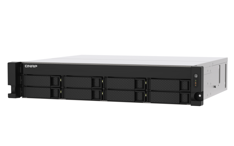 QNAP TS-873AU-RP-4G (Ryzen V1500B 2,2GHz / 4GB RAM / 8x SATA / 2x 2,5GbE / 2x PCIe / 2x zdroj)
