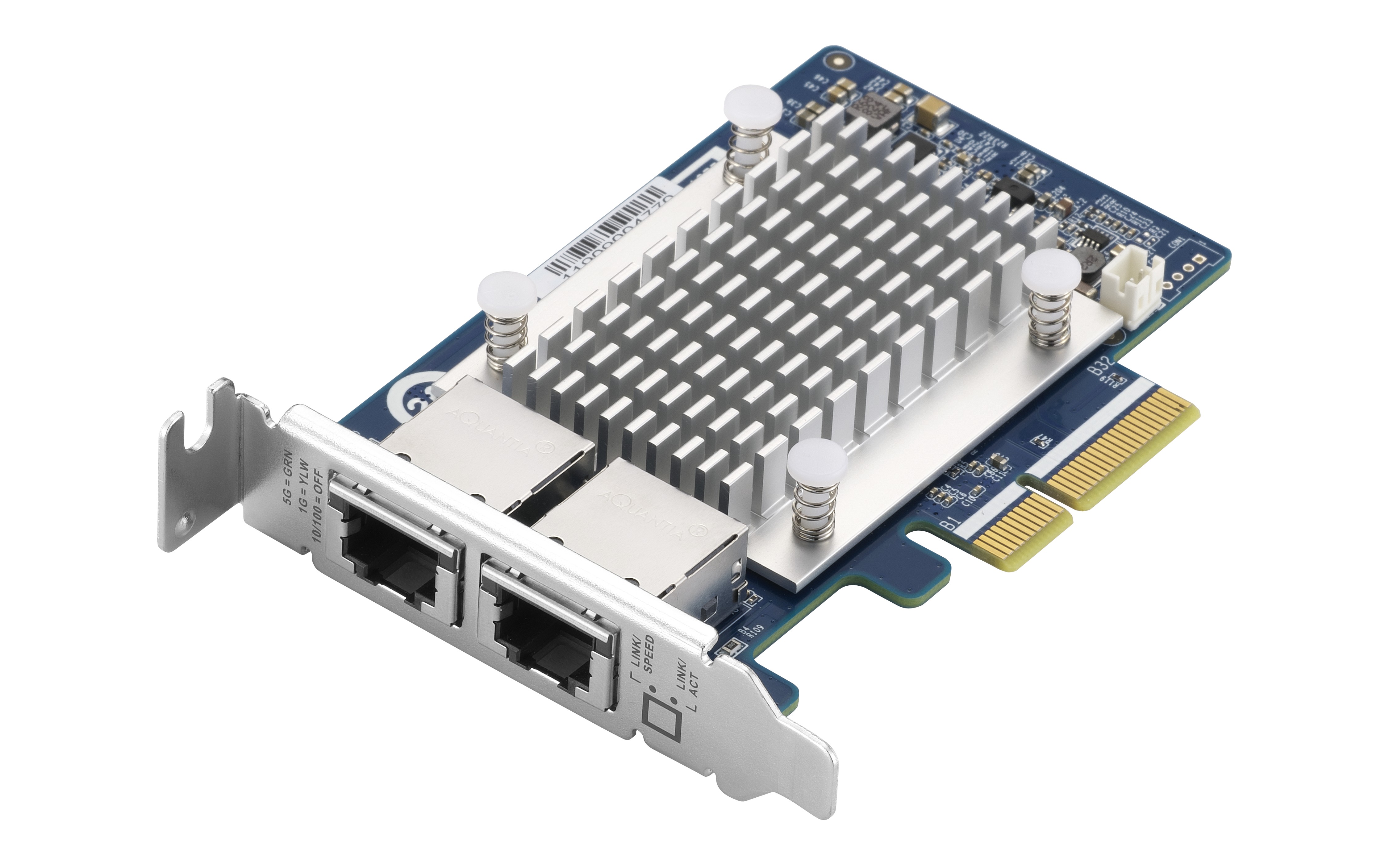QNAP QXG-5G2T-111C - 5GbE (2 porty) PCIe karta pro PC i NAS