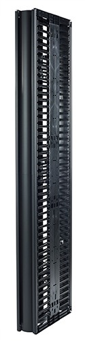 Valueline, Vertical Cable Manager for 2 &amp; 4 Post Racks, 84"H X 6"W, Double-Sided with Doors