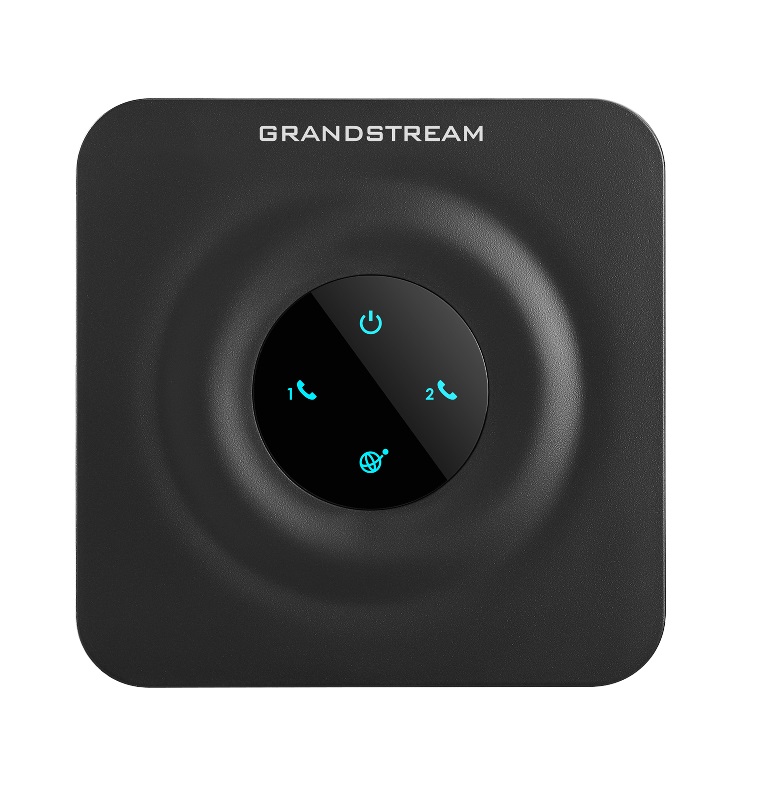 Grandstream HT802 (ATA), 2x FXS, 2 SIP účty, 1x LAN, 3-cestná konf., auto-provisioning