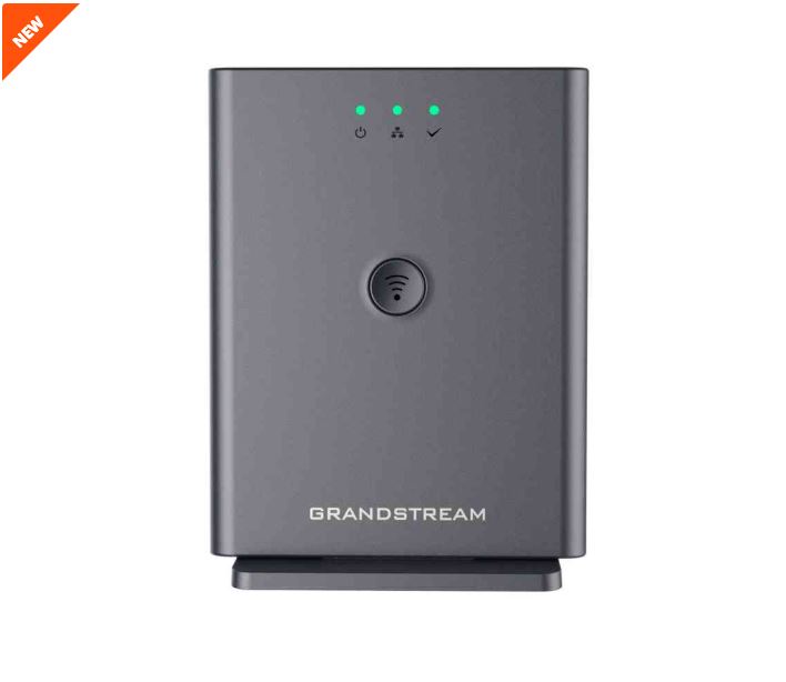 Grandstream DP752 IP DECT zákl. stanice, max. 5ruček, HD voice, 10 SIP účt., 5soub. hovorů