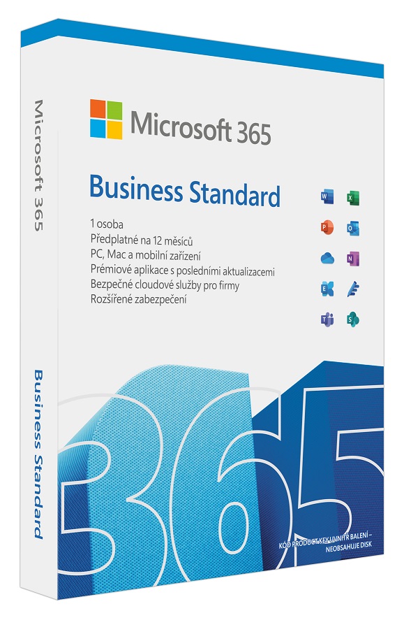 Microsoft 365 Business Standard P8 Mac/Win CZ