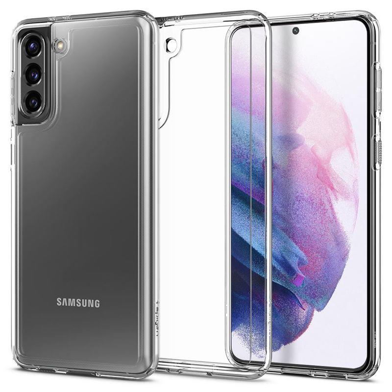 Ochranný kryt Spigen Ultra Hybrid pro Samsung Galaxy S21 transparentní